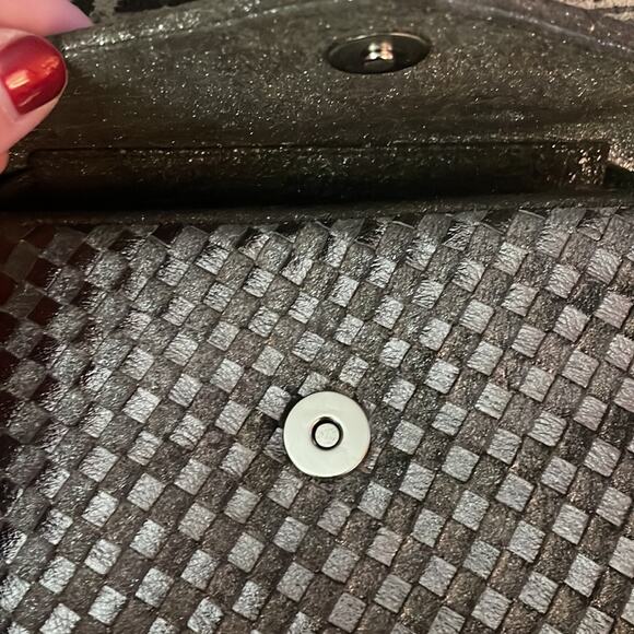 Jay Herbert New York metallic woven silver bag crossbody strap - Picture 4 of 4